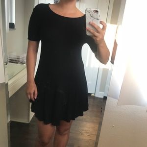 Waffle Knit Tee Dress